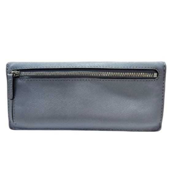 Michael Kors Blue Leather Wallet - Picture 2 of 10